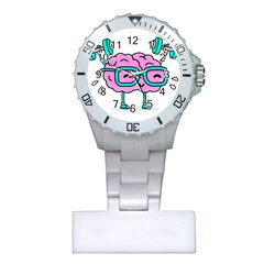 Brain Motivation Mental Activity Plastic Nurses Watch by Modalart