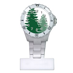 Pine Trees Spruce Tree Plastic Nurses Watch by Modalart