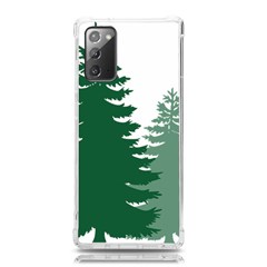 Pine Trees Spruce Tree Samsung Galaxy Note 20 Tpu Uv Case by Modalart