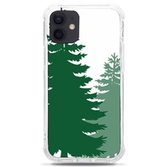 Pine Trees Spruce Tree Iphone 12 Mini Tpu Uv Print Case	 by Modalart