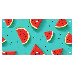 Watermelon Fruit Slice Banner And Sign 4  X 2  by Bedest