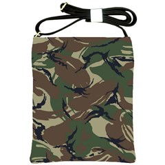 Camouflage Pattern Fabric Shoulder Sling Bag by Bedest