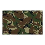 Camouflage Pattern Fabric Banner and Sign 5  x 3  Front