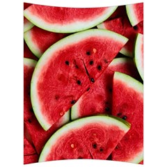 Watermelon Fruit Green Red Back Support Cushion by Bedest