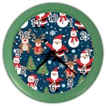 Christmas Decoration Color Wall Clock Front