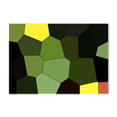 Mosaic Structure Background Tile Crystal Sticker (a4) by Ravend