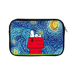 Cartoon Dog Starry Night Van Gogh Parody Apple Ipad Mini Zipper Cases by Modalart