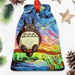 Totoro Starry Night Art Van Gogh Parody Ornament (Bell) Front