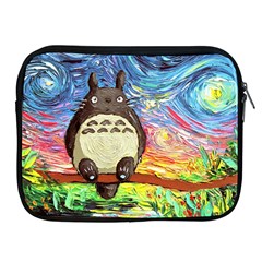 Totoro Starry Night Art Van Gogh Parody Apple Ipad 2/3/4 Zipper Cases by Modalart