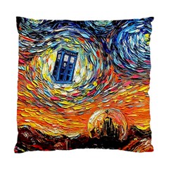 Tardis Starry Night Doctor Who Van Gogh Parody Standard Cushion Case (one Side) by Modalart