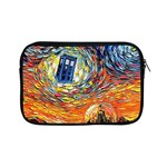 Tardis Starry Night Doctor Who Van Gogh Parody Apple iPad Mini Zipper Cases Front