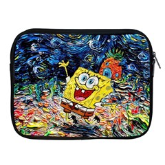 Art Cartoon Starry Night Van Gogh Apple Ipad 2/3/4 Zipper Cases by Modalart