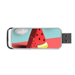 Watermelon Fruit Portable USB Flash (One Side) Front