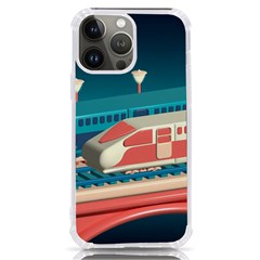 Bridge Transportation Train Toys Iphone 13 Pro Max Tpu Uv Print Case by Modalart