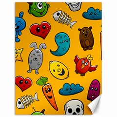 Graffiti Characters Seamless Ornament Canvas 12  X 16  by Bedest