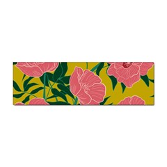 Pink Flower Seamless Pattern Sticker Bumper (10 Pack) by Bedest