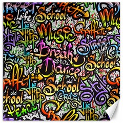 Graffiti Word Seamless Pattern Canvas 20  X 20  by Bedest