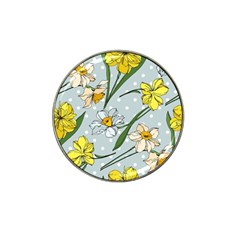 Narcissus Floral Botanical Flowers Hat Clip Ball Marker (4 Pack) by Pakjumat