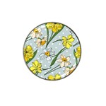 Narcissus Floral Botanical Flowers Hat Clip Ball Marker (10 pack) Front