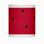 Minimalist Summer Watermelon Wallpaper White Mug Center