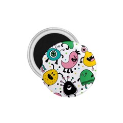 Funny Monster Pattern 1 75  Magnets by Pakjumat