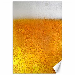 Beer Bubbles Pattern Canvas 20  X 30  by Maspions