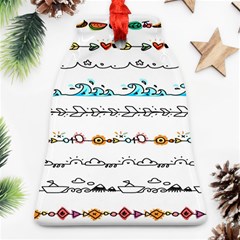 Decoration Element Style Pattern Bell Ornament (two Sides) by Hannah976