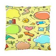 Cute Sketch Child Graphic Funny Standard Cushion Case (two Sides) by Hannah976