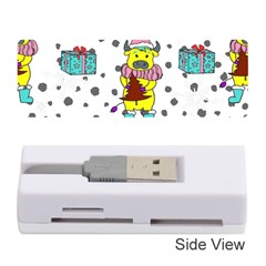 Little Bull Wishes You A Merry Christmas  Memory Card Reader (stick) by ConteMonfrey