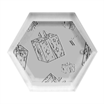 I Wish You All The Gifts Hexagon Wood Jewelry Box Front