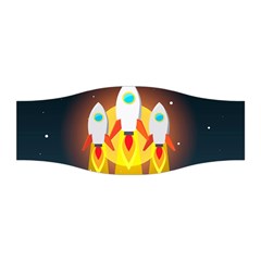 Rocket Take Off Missiles Cosmos Stretchable Headband by Sarkoni