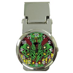 Zombie Star Monster Green Monster Money Clip Watches by Sarkoni