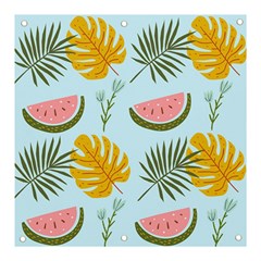 Watermelon Leaves Fruit Foliage Banner And Sign 3  X 3  by Apen