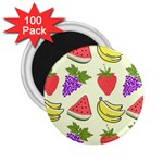 Fruits Pattern Background Food 2.25  Magnets (100 pack)  Front