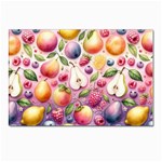 Fruits Apple Strawberry Raspberry Postcards 5  x 7  (Pkg of 10) Front