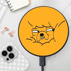 Adventure Time Jake The Dog Wireless Fast Charger(black) by Sarkoni