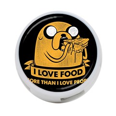 Adventure Time Jake  I Love Food 4-port Usb Hub (one Side) by Sarkoni