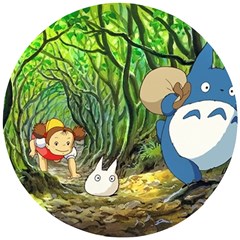 Anime My Neighbor Totoro Jungle Wooden Puzzle Round by Sarkoni