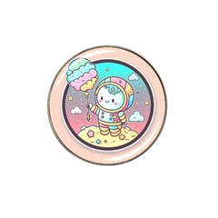 Boy Astronaut Cotton Candy Hat Clip Ball Marker by Bedest