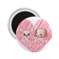 Paw Dog Pet Puppy Canine Cute 2 25  Magnets by Sarkoni