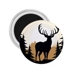 Deer Wildlife Nature 2.25  Magnets Front