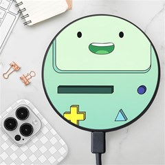 Adventure Time Bmo Beemo Green Wireless Fast Charger(black) by Bedest