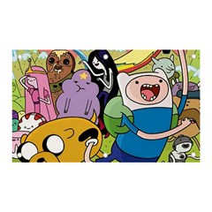 Adventure Time Finn  Jake Banner And Sign 5  X 3  by Bedest