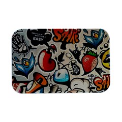 Comical Words Animals Comic Omics Crazy Graffiti Open Lid Metal Box (silver)   by Bedest