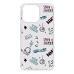 Music Themed Doodle Seamless Background iPhone 13 Pro TPU UV Print Case Front