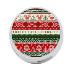 Ugly Sweater Merry Christmas  4-port Usb Hub (two Sides) by artworkshop