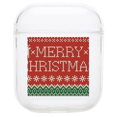 Merry Christmas  Pattern Soft Tpu Airpods 1/2 Case by artworkshop