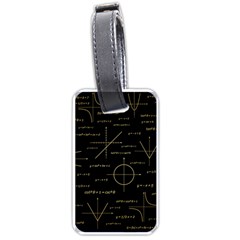 Abstract Math Pattern Luggage Tag (one Side) by Hannah976