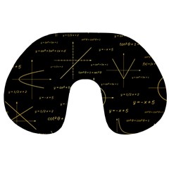 Abstract Math Pattern Travel Neck Pillow by Hannah976