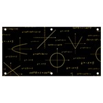 Abstract Math Pattern Banner and Sign 4  x 2  Front